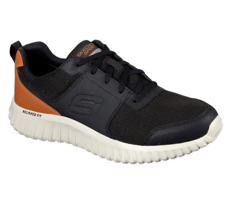 Skechers Herr Bruna/Svarta Sneakers - Relaxed Fit: Depth Charge 2.0 - Winkko - Sverige (RBDSC-3196)